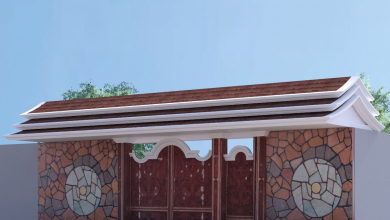 اجرای سردرب با طرح چینی